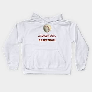 Love touchdowns and basketball! Kids Hoodie